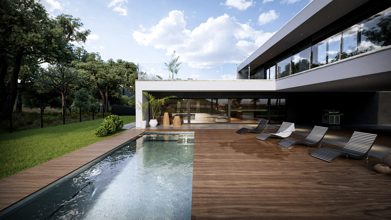 Auszeit - Relax at Home - Elegante Optik mit einem Edelstahl-Pools by BB-Poolsystems. Zeiloses und luxuriöses Design gepaart mit Langlebigkeit.