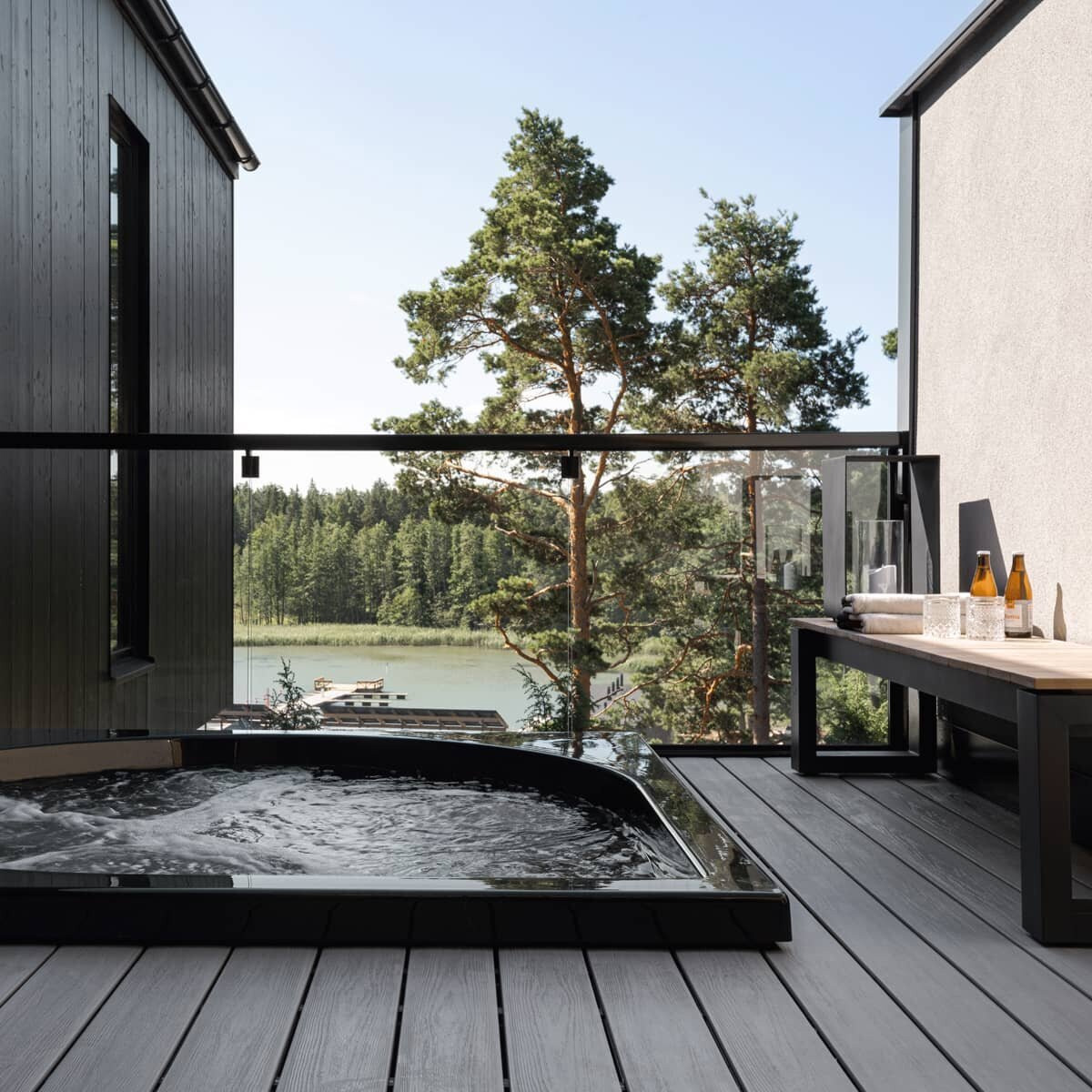 Auszeit-Relax at Home - Drop Pool Vuolle - Outdoor Whirlpool