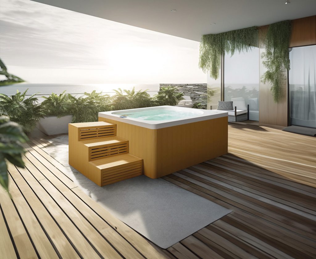 Auszeit-Relax at Home - Gold Spa Prestige - Outdoor Whirlpool