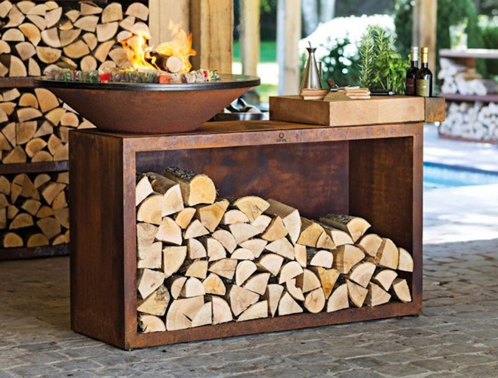 Auszeit - Relax at Home - Grills - Ofyr - Island Corten 85 Teakholz
