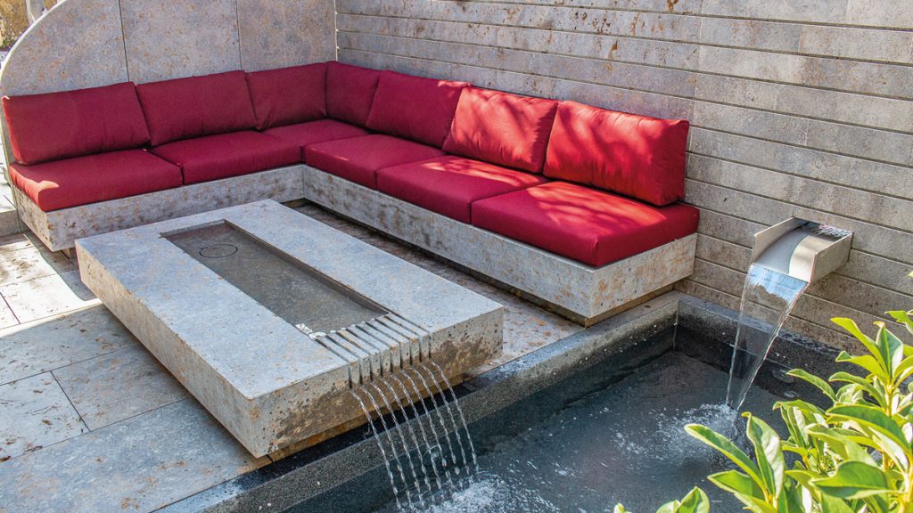 Auszeit - Relax at Home - Outdoormöbel - Krauss der Stein Cubo Linea Lounge