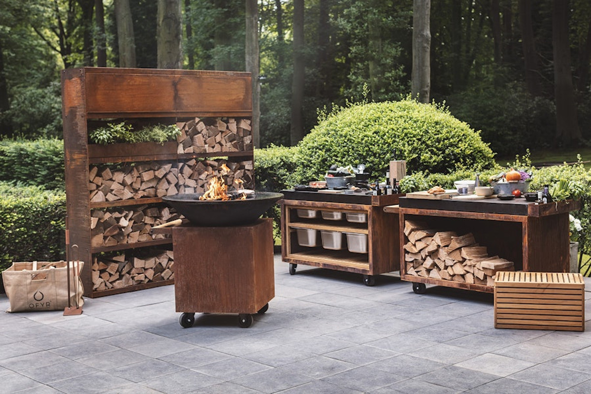 Auszeit - Relax at Home - OFYR Wood Storage Corten 200