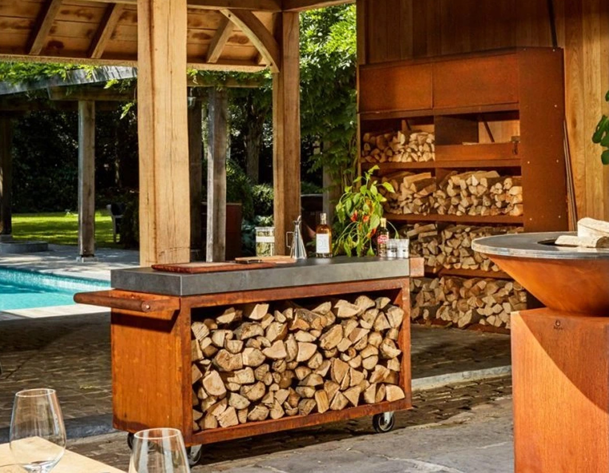 Auszeit - Relax at Home - OFYR Wood Storage Corten 200